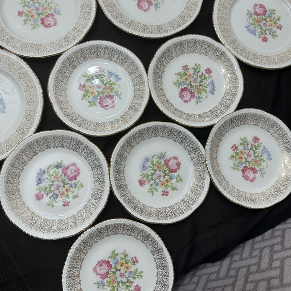 Vintage 11 plates 22K Gold - Picture 2 of 16